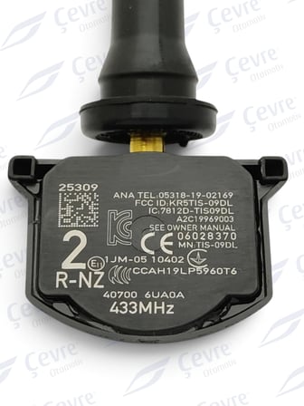 Austral Lastik Basınç Sensörü Renault Megane 4 Master Zoe Express Nissan Qashqai - 407006UA0A