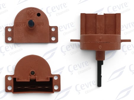 Palio Kalorifer Kontrol Anahtarı Ayar Düğmesi Fiat Albea - 7082589 - 5893935 - B837 12V