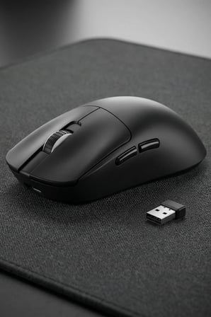 Rampage CLAX Ultra Hafif 54G 24K DPI 1000Hz PAW3311 3 MODLU KABLOSUZ Gaming Mouse - SİYAH