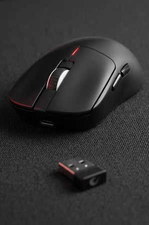 Rampage CLAX Ultra Hafif 54G 24K DPI 1000Hz PAW3311 3 MODLU KABLOSUZ Gaming Mouse - SİYAH