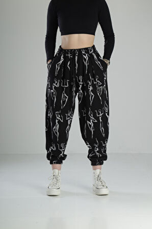 Cocopelli Desenli Pileli Jogger