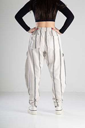 Hazer Keten Jogger Pantolon