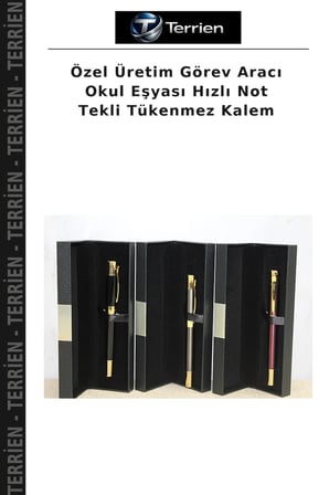 Özel Üretim Görev Aracı Okul Eşyası Hızlı Not Tekli Tükenmez Kalem