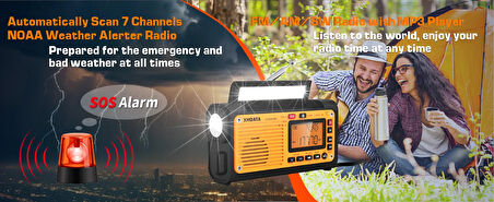 Kamp Radyosu El Kranklı XHDATA D-608 WB