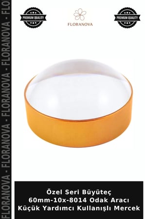 Özel Seri Büyüteç 60mm-10x-8014 Odak Aracı Küçük Yardımcı Kullanışlı Mercek