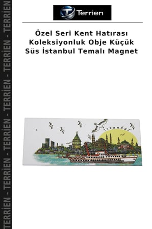 Özel Seri Kent Hatırası Koleksiyonluk Obje Küçük Süs İstanbul Temalı Magnet