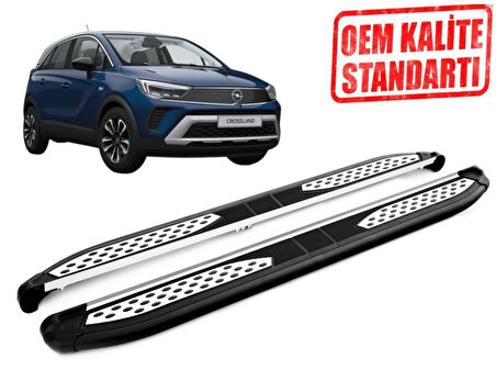 CROSSLAND ARACA ÖZEL B PLUS YAN BASAMAK 2017 2018 2019  2020 2021 2022 2023 2024 2025 SİYAH