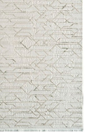 Atlas Halı Çınar CY03A Yeşil Krem Akrilik Silinebilir Leke Tutmaz Yumuşak Dokulu Halı