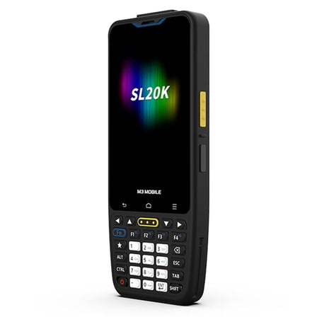 M3 MOBILE SL20K X/W 2D KAREKOD ANDR.13 4GB/64GB 13MP WIFI+BLUET. 4" TUŞLU EKRAN EL TERMİNALİ (KILIF+E.KORUYUCU)