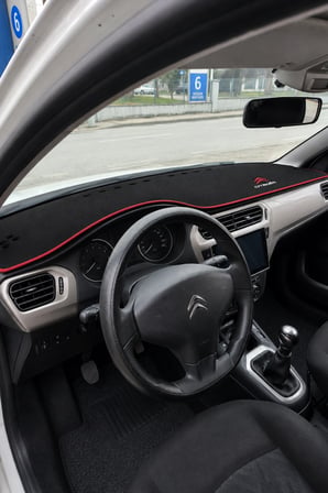 Tusba Market Citroen C-Elysee Uyumlu Torpido Kaplama Koruma Halısı