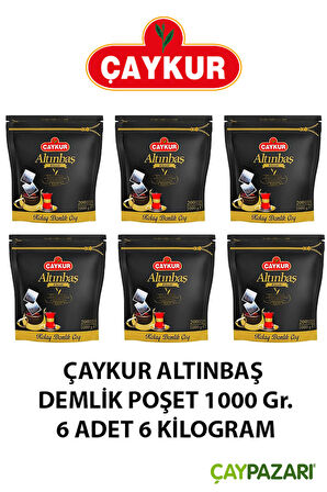 Altınbaş Demlik Poşet 1000 Gr. (KİLİTLİ POŞET) 6 Adet 6 Kilogram