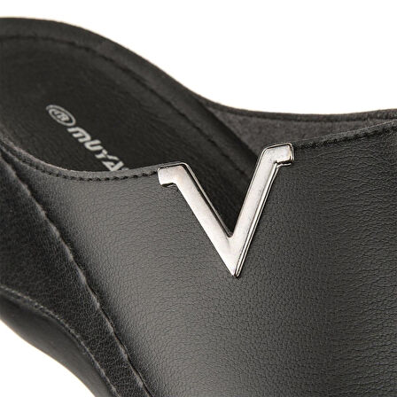 MUYA PERLA ANATOMİK TABAN DÖRT MEVSİM KADIN TERLİK SİYAH