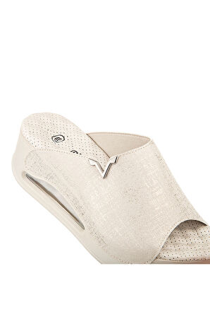 MUYA AERO ANATOMİK AİR MAX TABANLI TOPUK DİKENİ KADIN TERLİK BEJ