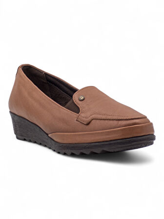 Muya Aster 6 Nokta Anatomik Hakiki Deri Kadın Ayakkabı