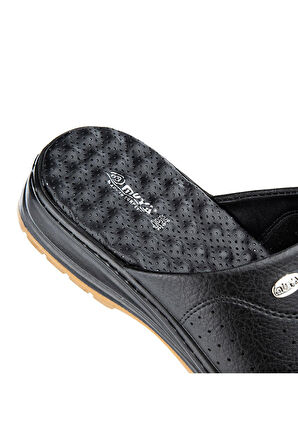 MUYA RİDER ÇOK AMAÇLI KAYMAZ TABAN TOPUK DİKENİ ORTOPEDİK SABO ERKEK TERLİK SİYAH