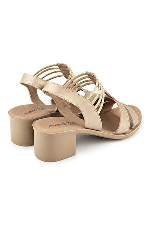 MUYA LAİNİ ANATOMİK TABAN KADIN SANDALET ALTIN