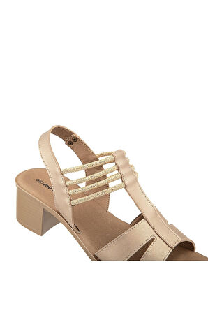 MUYA LAİNİ ANATOMİK TABAN KADIN SANDALET ALTIN