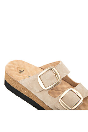 MUYA PANTAİ ANATOMİK TABAN TOPUK DİKENİ KADIN TERLİK KREM