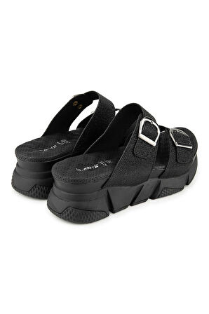 MUYA KİİRUS ANATOMİK TABAN TOPUK DİKENİ KADIN TERLİK SİYAH