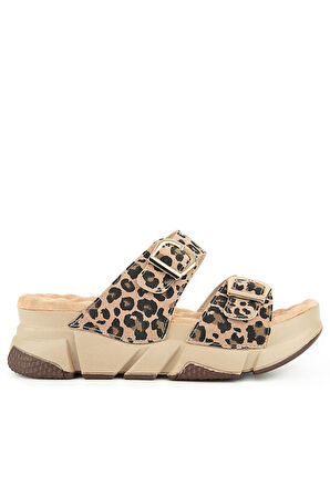 MUYA KİİRUS ANATOMİK TABAN TOPUK DİKENİ KADIN TERLİK LEOPAR