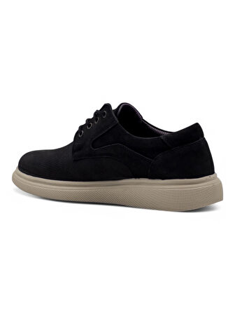 ZAÇ 5080 SÜET BAĞCIKLI SPOR MODEL ERKEK AYAKKABI SİYAH