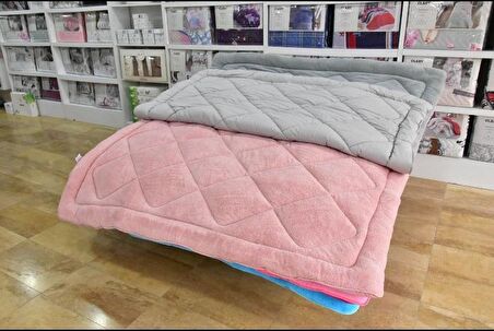 Welsoft Atık İçermeyen Yorgan-Tek Kişilik-Pudra