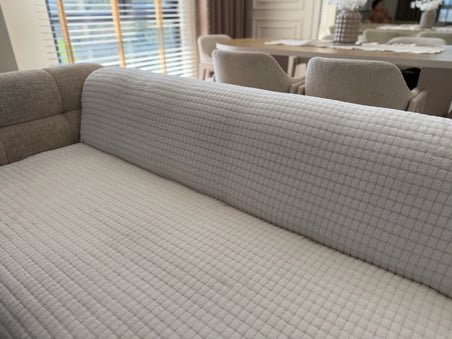 Kare Desen Süngerli Wellsoft Koltuk Örtüsü 170x215 cm