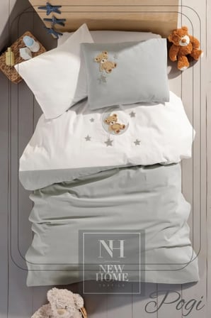 Punch Nakışlı Bebek Nevresim Takımı