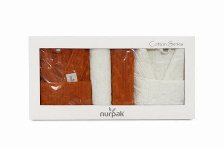 Kilim 8 Parça Aile Bornoz Takımı 