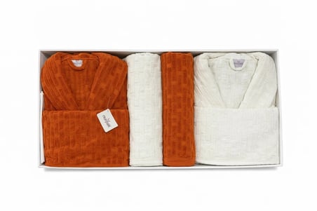 Kilim 8 Parça Aile Bornoz Takımı 