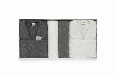 Kilim 8 Parça Aile Bornoz Takımı 