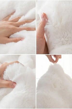 Peluş Bubble Kırlent Kılıfı 2'Li