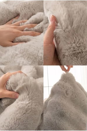 Peluş Bubble Kırlent Kılıfı 2'Li