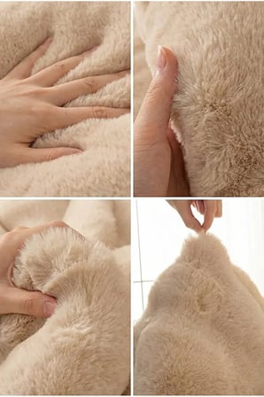Peluş Bubble Kırlent Kılıfı 2'Li