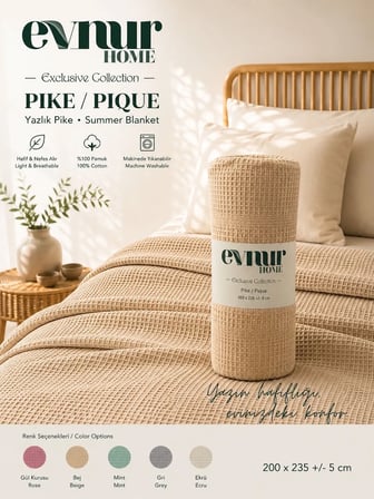 Evnur Home Lüks Pike Çift Kişilik 200x235