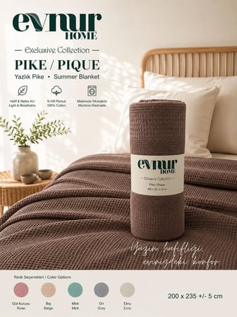 Evnur Home Lüks Pike Çift Kişilik 200x235