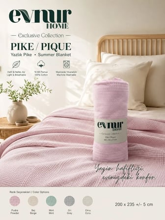Evnur Home Lüks Pike Çift Kişilik 200x235