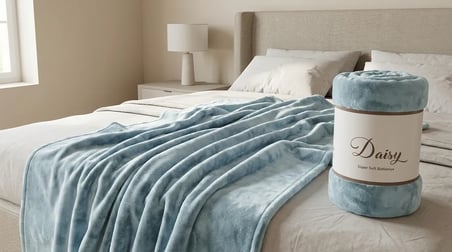 Daisy Super Soft Battaniye Çift Kişilik 200x220
