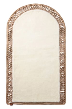 Mihraplı Peluş Seccade Süet Taban Yıkanabilir Yumuşak Namaz Halısı 75 x 130 