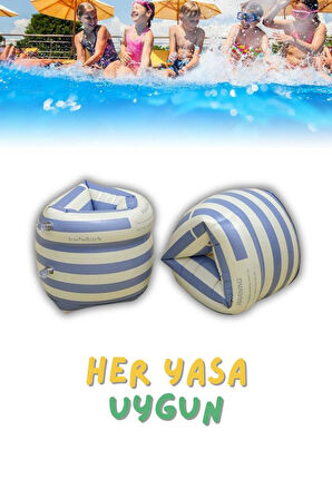 Çizgi Desen Her Yaşa Uygun Yürüyen Kolluk, Şişme Deniz Havuz Yüzme Kolluğu, Yüzme Ekipmanları