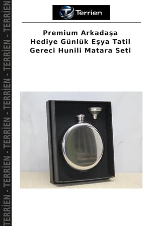 Premium Arkadaşa Hediye Günlük Eşya Tatil Gereci Hunili Matara Seti