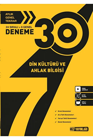 7. Sınıf Din Kültürü Ve Ahlak Bilgisi 30 Lu Deneme