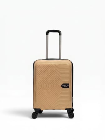 Away Çizgili Model Kabin Boy Gold Valiz