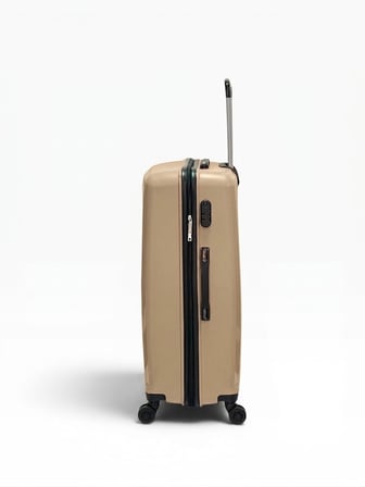 Away Çizgili Model 2'li Orta Boy + Büyük Boy Gold Valiz Seti