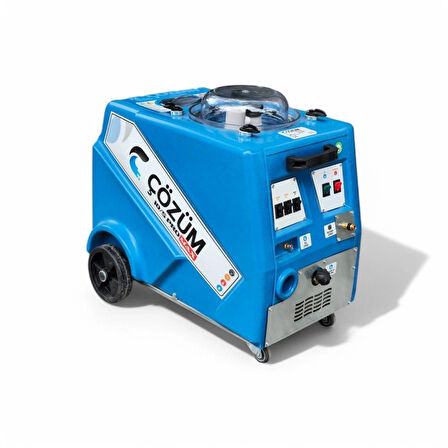 Çözüm 10/5 Pro Max - Buharlı Koltuk ve Halı Yıkama Makinesi | Çift Motorlu | 8 Bar | 50°C Su Isıtma Özelliği 