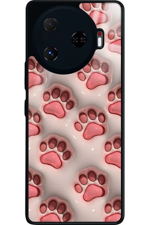 Tecno Camon 30 Pro Uyumlu Sarı Leopar Tasarımlı Parlak Silikon Kılıf