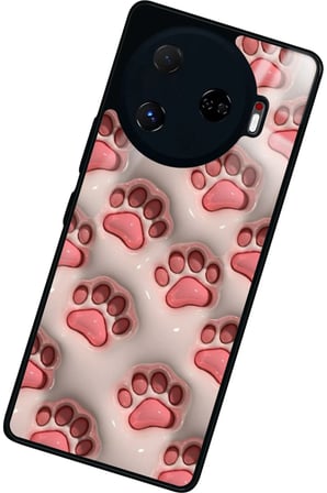 Tecno Camon 30 Pro Uyumlu Sarı Leopar Tasarımlı Parlak Silikon Kılıf