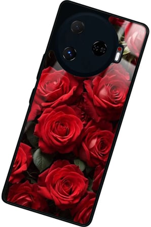 Tecno Camon 30 Pro Uyumlu Kahverengi Zebra Tasarımlı Parlak Silikon Kılıf