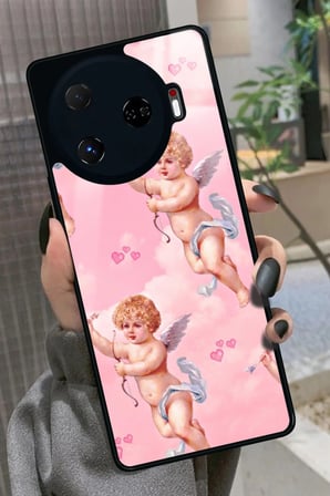 Tecno Camon 30 Pro Uyumlu O Harfi Yazılı Parlak Silikon Kılıf