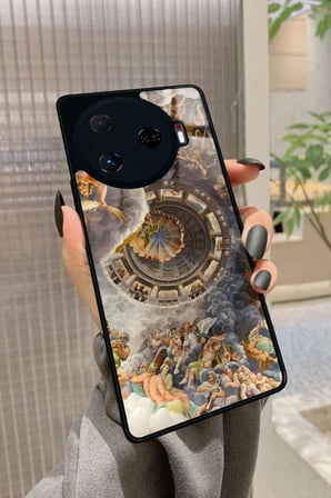 Tecno Camon 30 Pro Uyumlu Soyut Sanat Tasarımlı Parlak Silikon Kılıf